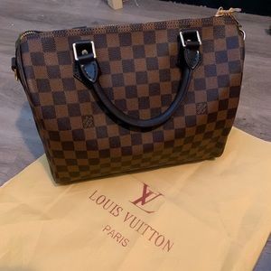 COPY** Louis Vuitton Damier Ebene Speedy 30